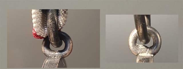 Wygląd uszka dla medalu za wojne 1939