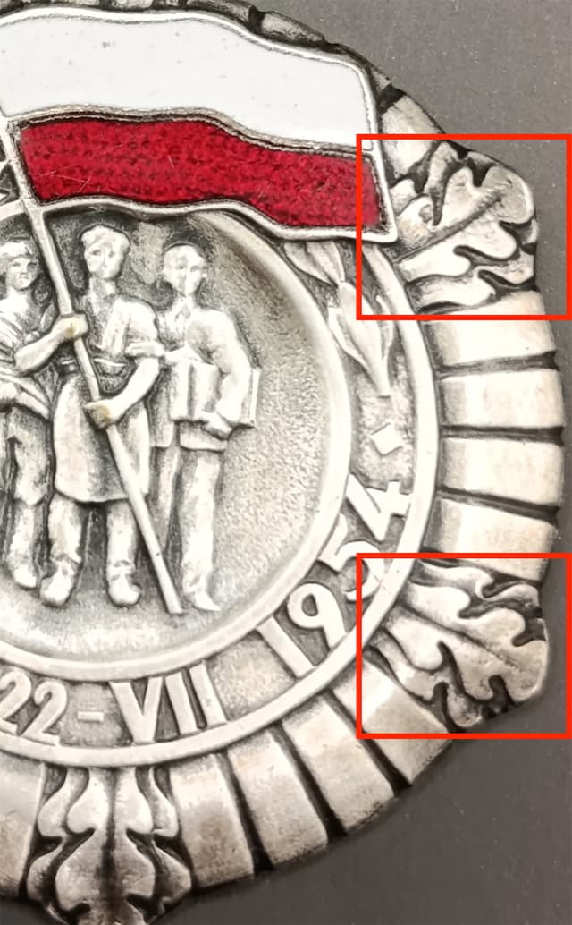 Ornanemty z liści dębowych