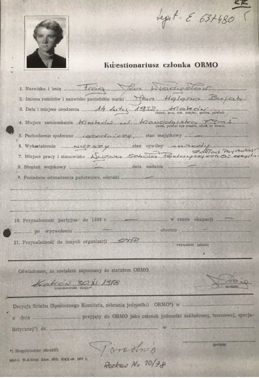 Kwestionariusz ORMO - źródło Wikipedia