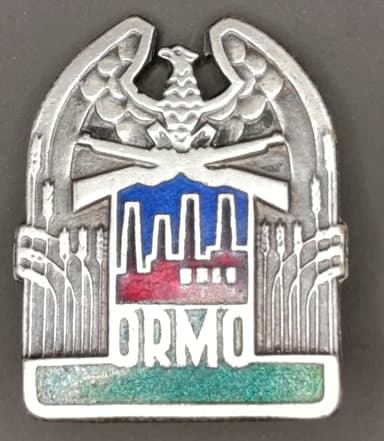 Odznaka ORMO - mała awers