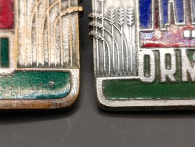 Średnie odznaki różnica kolorów