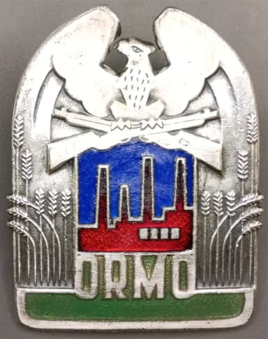 Odznaka ORMO - średnia awers