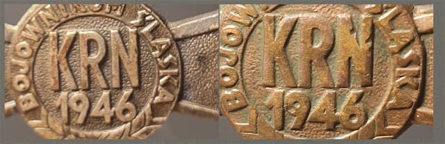 Z lewej strony wersja Caritasu, z prawej Mennica